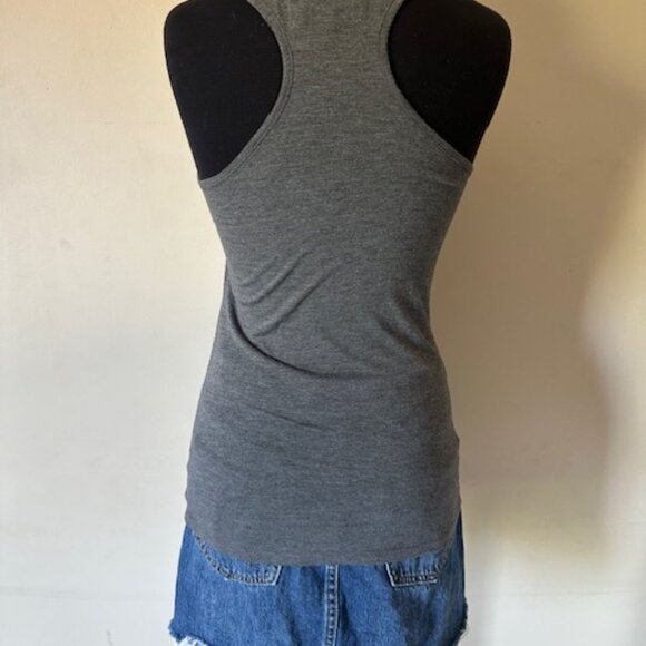 Grey Tank with Gold and Silver Sequin Tank Top 8422 - Picture 3 of 7